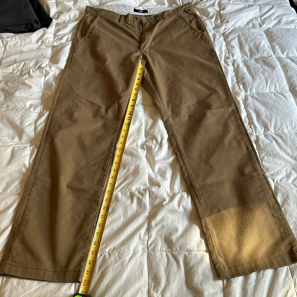 Vans tan/khaki pants 34 x 32